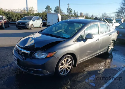 2012 Honda Civic Ex z USA, uszkodzony, nr VIN 19XFB2F8XCE097619